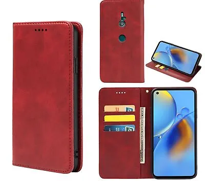 $9.50 • Buy Sony Xperia Xz3 Pu Leather Slim Flip Case Concealed Magnet