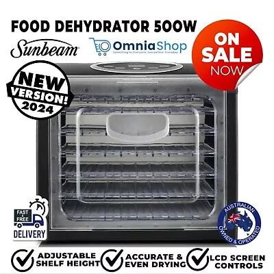 Dehydrator Food Dryer Sunbeam 6 Trays Healthy Fruit Vegetable REAL AU SELLER! • $309.97