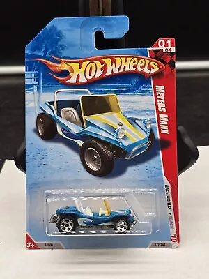 Hot Wheels MEYERS MANX Blue Exclusive BF Goodrich Tires 2010 Race World Beach • $5.99