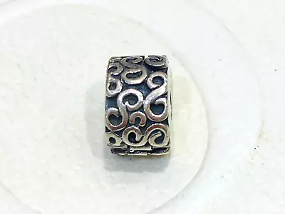 $19 • Buy Authentic Pandora Sterling Silver Serpentine Clip Charm 790338 Retired