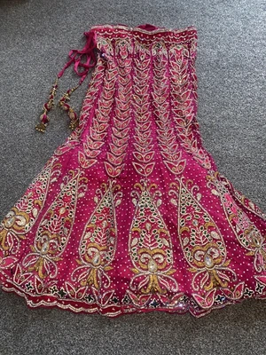 £180 • Buy Bridal Lengha Dress Asian Indian Pakistani Wedding Dress Engagement 