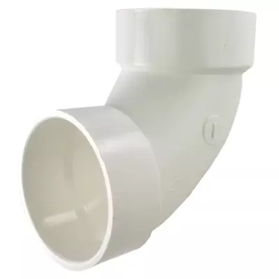 1-1/2 In. PVC DWV 90-Degree Hub X Hub Elbow Fitting • $2.66