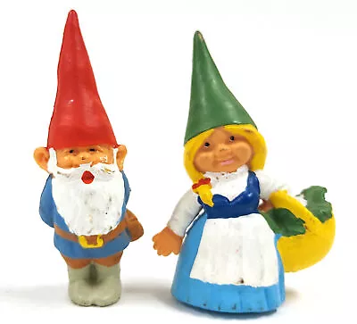 David The Gnome DAVID And Lisa Figure BRB El Gnomo Vintage PVC 3.5  AO855 • £12.75