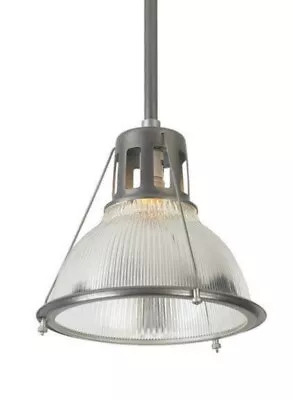 Vintage Industrial Pendant Light - Holophane 1010-60 • $229