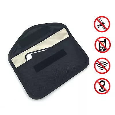 20*10cm RF Signal Blocker Anti-Radiation Shield Case Bag Pouch For Cell Phone Y • $12.53