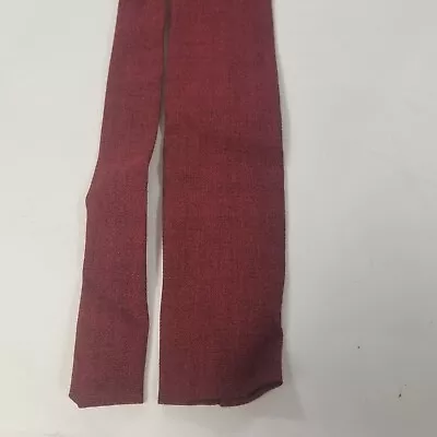 Vintage Red Neck Tie Square Ends 50.5  • $11.99
