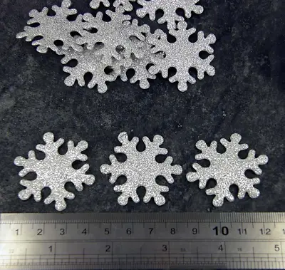 Snowflakes For Cards & Decorations Ideal For Kids Craft Xmas Pk Of 20 Silver • £2.75