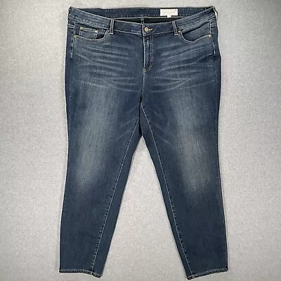 Vince Camuto Women’s Skinny Jeans Plus Size Stretch Designer Denim Size 24W EUC • $19.95