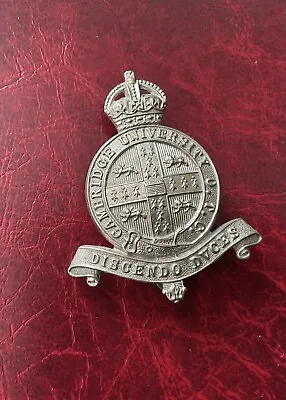  Cambridge University Officer Training Corp Badge.  Otc. Before 1952. • £10