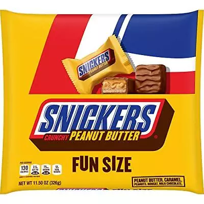SNICKERS Crunchy Peanut Butter Squared Fun Size Chocolate Candy Bars 11.5-Ounce • £48.18