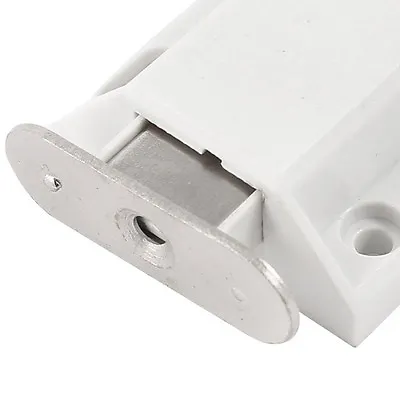 White Push To Open Magnetic Door Drawer Cabinet Catch Damper Buffers Touch Latch • £5.65