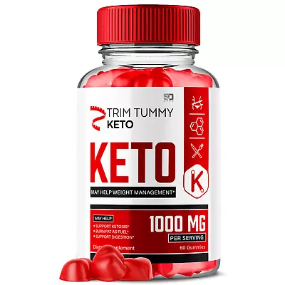 Trim Tummy Keto Trim Tummy Keto ACV Gummies Advanced Weight Loss (60 Gummies) • $29.95