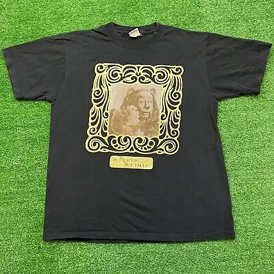 Rare Vintage 90's MGM GRAND Wizard Of Oz Cowardly Lion 1993 Black T-Shirt Medium • $50