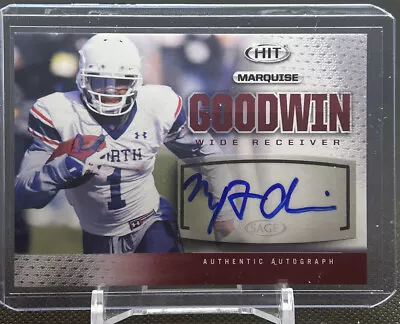 2013 SAGE Hit Auto Marquise Goodwin #A148 Rookie Auto RC • $3.99