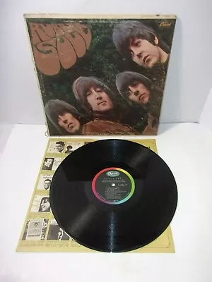 The Beatles Rubber Soul Vintage Vinyl Record Capital Records • $42