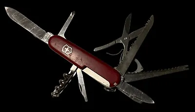 VTG Victorinox Switzerland Stainless Rostfrei Swiss Army Knife Officer Suisse • $89.95