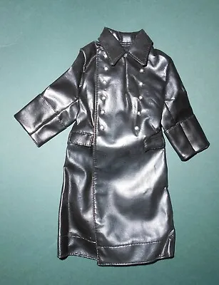 £20.99 • Buy 1/6 Scale WW2 German Officer Black Leather Great Coat For 12  Toys