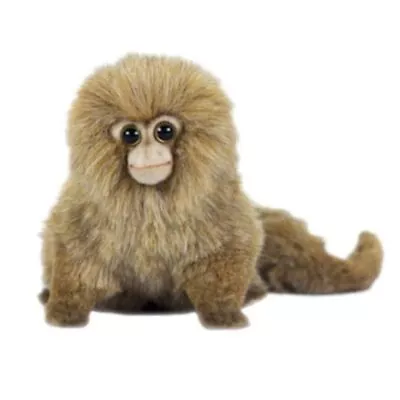 Hansa Pygmy Marmoset Soft Plush Toy 6 /15cm Tall Realistic Monkey Soft Toy • $27.24