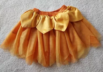 Gymboree 12-18 Month Sunflower Smiles Tutu Skirt Flower Orange Yellow • $8