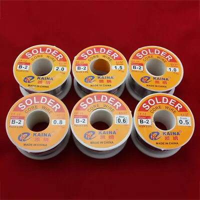 60/40 63/37 0.5-2MM Tin Lead Rosin Core Solder Flux Soldering Welding Iron Wire • $12.26