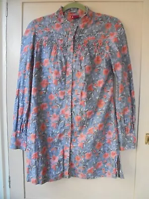 £11.99 • Buy Levi's - Tunic/dress - M - Pit To Pit 17  When Flat - 8-10? Floral - Blue/pinks