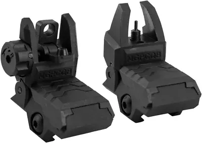 Flip Up Battle Iron Sights Front And Rear Sights For Rail • $27.22