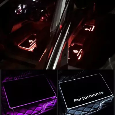 Autopan Customized Animation LED Amtosphere Light Floor Carpet Pad Mat For Benz • $99.99