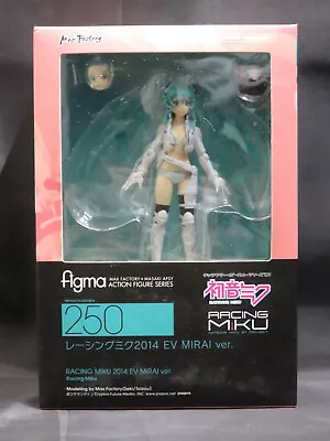 Figma 250 Miku Hatsune : Racing Miku 2014 EV MIRAI Ver.  Max Factory • $73.79