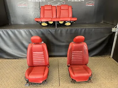 2005-2007 Ford Mustang Leather Seats Hot Rod Aberdeen Red Kr • $600