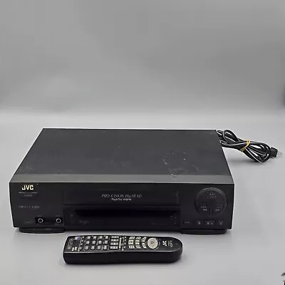 JVC HR-VP48U Pro-CISION Plug And Play VHS VCR Player Recorder Tested With Remote • $59.49