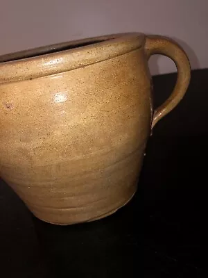 Antique FH Cowden Harrisburg Pa Stoneware With Handle • $39.99