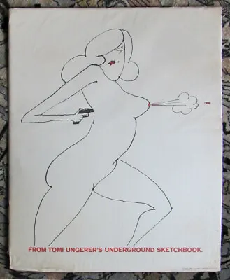 1965 Tomi Ungerer 23  X 29  UNDERGROUND SKETCHBOOK Promo POSTER Original! • $425