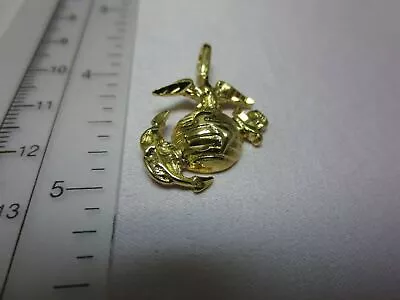 14 Kt Gold Plated Us Marine Corps Emblem  Charm Pendant2747 • $8.96