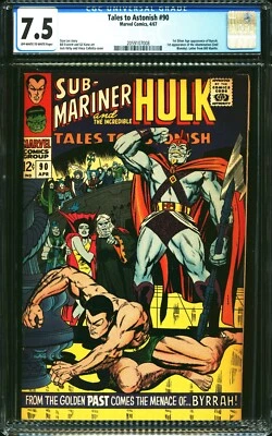 $116.88 • Buy Tales To Astonish #90 CGC 7.5 -- 1967 -- 1st App The Abomination #2059107008