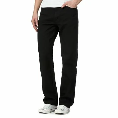 £13.89 • Buy Mens Denim Jeans Waist 34 32 36 Straight Leg Regular Fit Plain  Pants