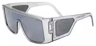 Black Flys Fly Jefe Sunglasses - Crystal Grey W/Smoke Silv. - ANSI Z87 • $78.99