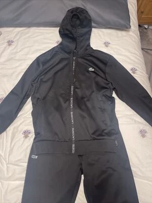 £110 • Buy Lacoste Black Tracksuit 
