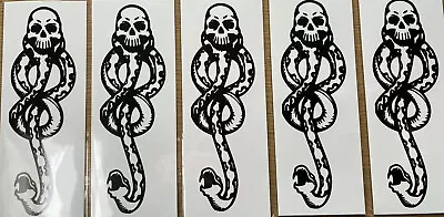 £3.79 • Buy 5PCS Harry Potter Dark Mark Death Eater Temporary Cosplay TATTOO Sticker Arm Art