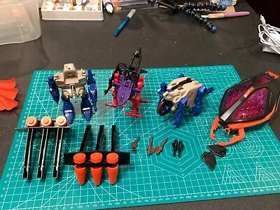 Vintage Starriors & Micronauts Parts Pieces Junk Lot Hornetroid More! • $11.50