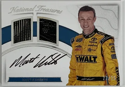 2017 Matt Kenseth National Treasures Race Used & Autographed Card 3/5 Ssp • $24.99