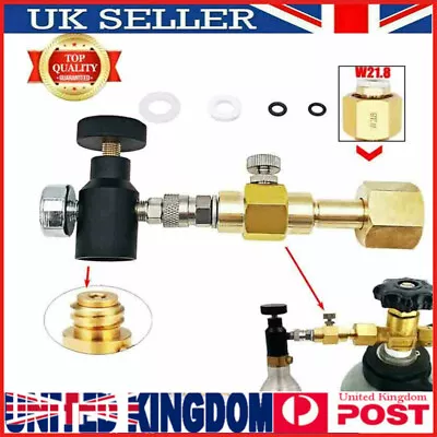 For Sodastream CO2 Carbonator Cylinder Tank Refill Adaptor Connector Filling Kit • £27.89