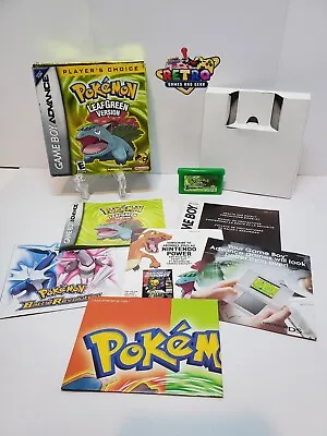 *Rare* CIB Pokémon LeafGreen Version (Nintendo Game Boy Advance 2004) Authentic • $279.98