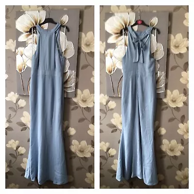 Jario Blue Maxi Dress Size 12 ♡ ♡ Evening- Prom - Bridesmaid • £15