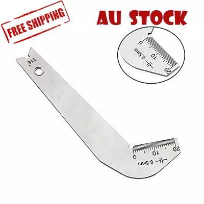 118 Degree Drill Bit Gauge Sharpening Angle Inspection Stainless Steel Tool • $5.95
