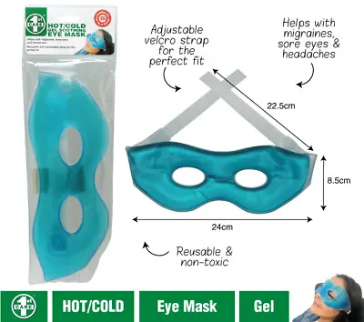 $12.75 • Buy Eye Mask Relaxing Gel Pack Cold Ice Warm Hot Reduces Puffiness