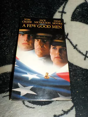 A Few Good Men VHS Tape Tom Cruise Jack Nicholson Demi Moore Free Shipping • $5.99