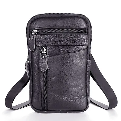 Men Boy Leather Crossbody Shoulder Messenger Side Bag Office Worker Wallet Bags • $12.99