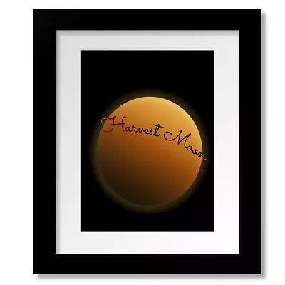 $149 • Buy Harvest Moon - Neil Young Poster Song Lyric Inspired Music Wall Art Print Design