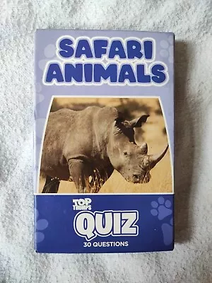 Top Trump Quiz - McDonald's Happy Meal Playing Cards 2021 - Safari Animals • £2.99