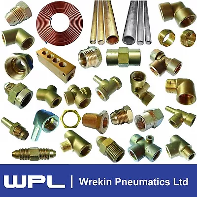 Metric Brass Compression Fitting Range Enot Pipe Connector Copper Tube Fuel • £1.49